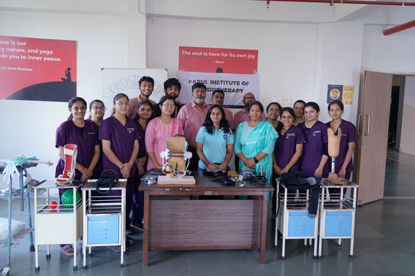 Act now, prevent strokes, and save lives ! Parul Sevashram hospital celebrated World Stroke Day by organizing modern assistive device workshop for Stroke Patients and an educative workshop for Physiotherapists in Vadodara